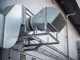 The grease hood duct from the ceiling to where it exits the building should be enclosed in a fire rated enclosure or approved fire barrier type insulation (see 3m) or be listed double wall grease duct (see metalfab)except if the roof where the duct exits is right above the room/hood. Common Kitchen Exhaust System Deficiencies Why They Matter
