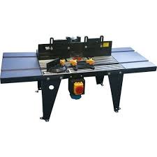 Wolf Router Table Stand With Die Cast Aluminium Top Spindle Moulder Work Bench Amazon Co Uk Diy Tools Router Table Table Router