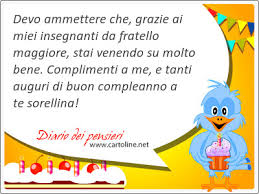 Le 25 frasi più belle e simpatiche 18 Frasi Di Buon Compleanno A Fratello E Sorella Diario Dei Pensieri