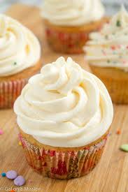Vanilla Cupcakes With Vanilla Buttercream Frosting Gal On A Mission Recipe Vanilla Cupcake Recipe Food Cupcake Recipes