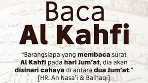 Dengan keutamaan surat al kahfi ini, teranglah langkah hidup bagi orang yang membaca surat al kahfi di malam jumat. Bacaan Surat Al Kahfi Setiap Hari Jumat Barokah Dia Akan Disinari Cahaya Di Antara Dua Jum At Tribun Manado