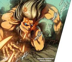 Jaw Titan By Cariman Attack On Titan Season Attack On Titan Anime Attack On Titan Series He had light eyes, and his blond hair was in an undercut style galliard appeared to be a brave figure, using his titan to leap in the way of bullets and protect his fellow eldians gabi and falco.