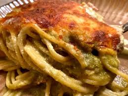 Espaguetis Verdes Gratinado Salsa Verde Spaghetti Casserole La Pina En La Cocina