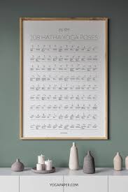 The word asana literally means a posture. 108 Hatha Yoga Poses With Stick Figures Yoga Paper