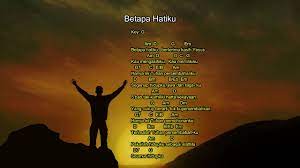Betapa Hatiku Berterima Kasih Lirik Chord Youtube