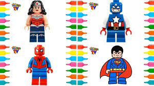 80 elegant stock of lego superheroes coloring pages superhero. Lego Superheroes Super Man Spiderman Wonder Woman Coloring Pages Lego Coloring Pages Superheroes Youtube