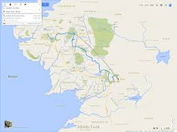 Breath of the wild (wiiu). A Google Maps Mockup Of Middle Earth From Lord Of The Rings With Walking Directions To Mordor