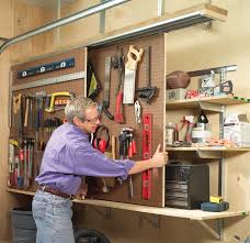 Garage interior, garage design, garage makeover these pictures of this page are about:small garage workshop layout. Six Small Shop Solutions Popular Woodworking Magazine