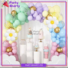 Iridescent Daisy Flower Balloons