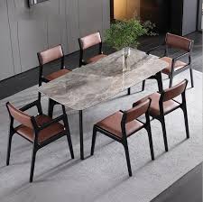 We also carry classic italian dining room furniture. Marble Stone Modern Style Dining Table Sets For Sale Dining Tables Aliexpress