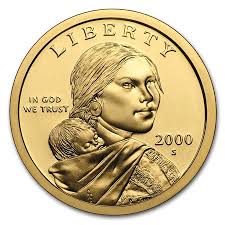 The obverse honors sacagawea, the young shoshone guide and interpreter who helped lewis & clark find a western route to the pacific ocean. Buy 2000 S Sacagawea Dollar Gem Proof Apmex