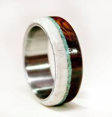 Ironwood Elk Antler And Turquoise Wedding Ring Different Wood And Inlay Options Available Turquoise Wedding Rings Mens Wood Wedding Bands Wood Wedding Band