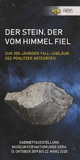 Lunar meteorites (moon rocks), mars meteorites and other rare types. Der Stein Der Vom Himmel Fiel Zum 200 Jahrigen Fall Jubilaum Des Pohlitzer Meteoriten