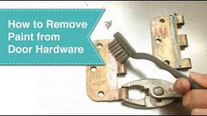 Today i'll show you 4 ways to remove paint from metal hinges , and i'll tell you which is the easiest (in my opinion.) How To Remove Paint From Metal Hinges Without Removing Your Door Youtube