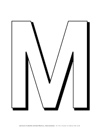 It's a chocolate cupcake with vanilla frosting and m&ms on top. Alphabet Coloring Pages English Letters Capital M Planerium