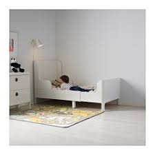 Busunge Extendable Bed White 38 1 4x74 3 4 Ikea Ikea Kids Bed Toddler Room Decor Ikea Bed