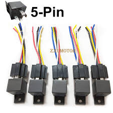 This video introduces bosch relays and their functions. Zaixu 5 Pack Dc 12v Car Spdt 5 Pin 5 Wires Automotive Relays Switch With Harness Wires Socket 30 40 Amp Bosch Style Buy Online In Costa Rica At Costarica Desertcart Com Productid 99190603
