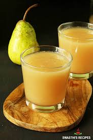 Pear Juice Recipe How To Make Pear Juice Swasthi S Recipes