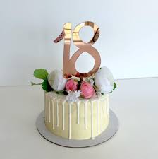 * 5 eggs * 100 g sugar * 3 tablespoons oil * 1 baking powder. Acrylic Rose Gold Number 18 Cake Topper 18th Birthday Online Party Supplies