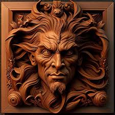 Jeff Easley, Heads 3D model for CNC: STL