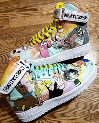 Black Lives Matter Custom Air Forces Sp Soleshouts On Instagram Custom 90s Cartoonnetworkofficial Air Force 1s Created By Ianjpaintedit Keepyoursoleclean Sneakers Custom Sneakers Custom Kicks