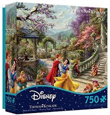 ✅ free shipping on many items! Amazon Com Ceaco 750 Piece Thomas Kinkade The Disney Collection Snow White Sunlight Jigsaw Puzzle Kids And Adults Multi Colored 5 Toys Games