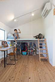 海南の家 ソラマド写真集 子ども部屋 レイアウト 部屋 レイアウト ロフトのベッドルーム