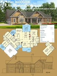 2800 square feet 5 bedroom contemporary home design and. Plan 360002dk Craftsman Ranch With 3 Or 4 Beds And Lots Of Options In 2021 Craftsman House Plans House Plans Ranch House Plans