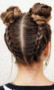 Bun Braid Hairstyles Hairstyle Cool Hairstyles For Girls Hair Styles Easy Hairstyles