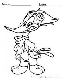 Coloring pages for woody woodpecker (cartoons) ➜ tons of free drawings to color. Pilot Woody Woodpecker Coloring Sheet