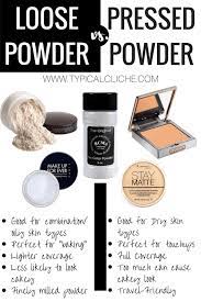 Loose Powder Vs Pressed Powder Typical Cliche Oily Skin Makeup Loose Powder Setting Powder