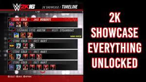 Find release dates, customer reviews, previews, and more. Wwe 2k16 2k Showcase Everything Unlocked Overview Youtube