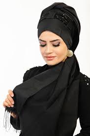 Siyah Hazir Turban Turbanlar Turban Tarzlari Esarp