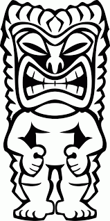 Gingerbread man coloring pages for preschoolers. Printable Tiki Mask Coloring Pages Coloring Home