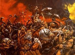 chaos marauders warhammer fantasy warhammer fantasy battle fantasy art