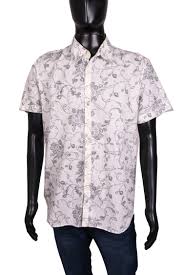 details about paul smith mens shirt short sleeve pattern size xl