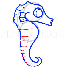 Online free to print images & pdf. How To Draw A Seahorse For Kids Step By Step Drawing Guide By Dawn Dragoart Com Guided Drawing Artists For Kids Drawings