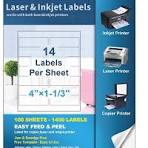 What labels work with both inkjet and laser printers for ...