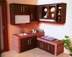 Minimalist Red Kitchen Set For Small Space House Interior Design Interior Design For Small Spaces Interior Thousands O Interior Dekorasi Apartemen Desain Dapur