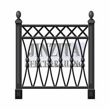 Heavy duty steel and aluminum materials are coated with your choice of many powder coat colors. China Cast Iron Railing Metal Fence Wrought Iron Forged Steel Fence China Cast Iron Railing Wrought Iron Pickets