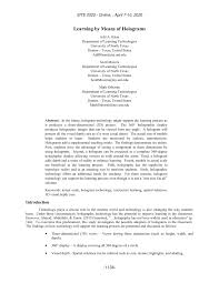 Requirements for holographic wills in texas. Pdf Learning By Means Of Holograms