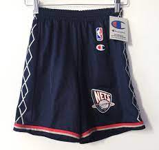 Vintage New Jersey Nets Deadstock Champion Shorts Boys Size Etsy