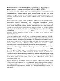 Dasawarsa ini, jumlah keracunan makanan semakin meningkat secara drastik. Keracunan Makanan Memudaratkan Kesihatan