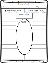 Character Traits Worksheet Pdf Reading And Math Fun