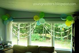 1st Birthday Birthday Decoration At Home Simple Sweet And Simple First Birthday Party At Home Project Nursery Simple Birthday Party Birthday Party At Home Simple First Birthday