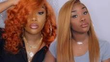 BOMB YAKI HAIR | HOW TO HONEY BLONDE + GINGER ORANGE | LUHAIR ...