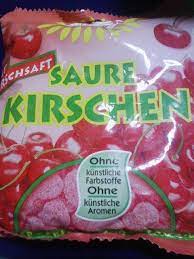 Katjes Saure Kirschen Kirschen Farbstoff