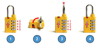 Don't worry, it's not locked, all you have to do is push a small button near the lock. Tsa Approved Luggage Locks Suitcase Locks Combination Padlocks