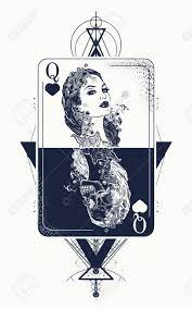 You should always remember that tattoo is made for the whole rest of your life and its meaning will be always fallowing you. Gangster King And Queen Card Tattoos