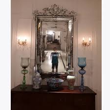 Art print is 22x22 inches, final size (with frame) is 24x24 inches. The Idea Of Distressed Mirror Tiles For A More Artistic Home Interior Margo Venetian Mirror